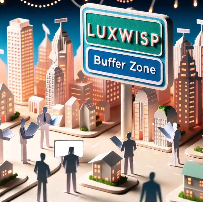 Luxwisp Buffer Zone - city building buffer zone