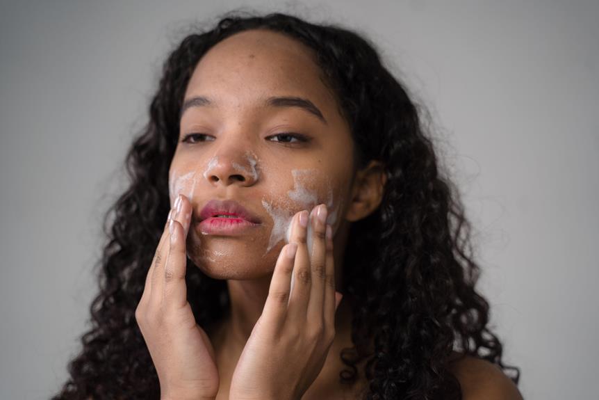 water saving face washing technique