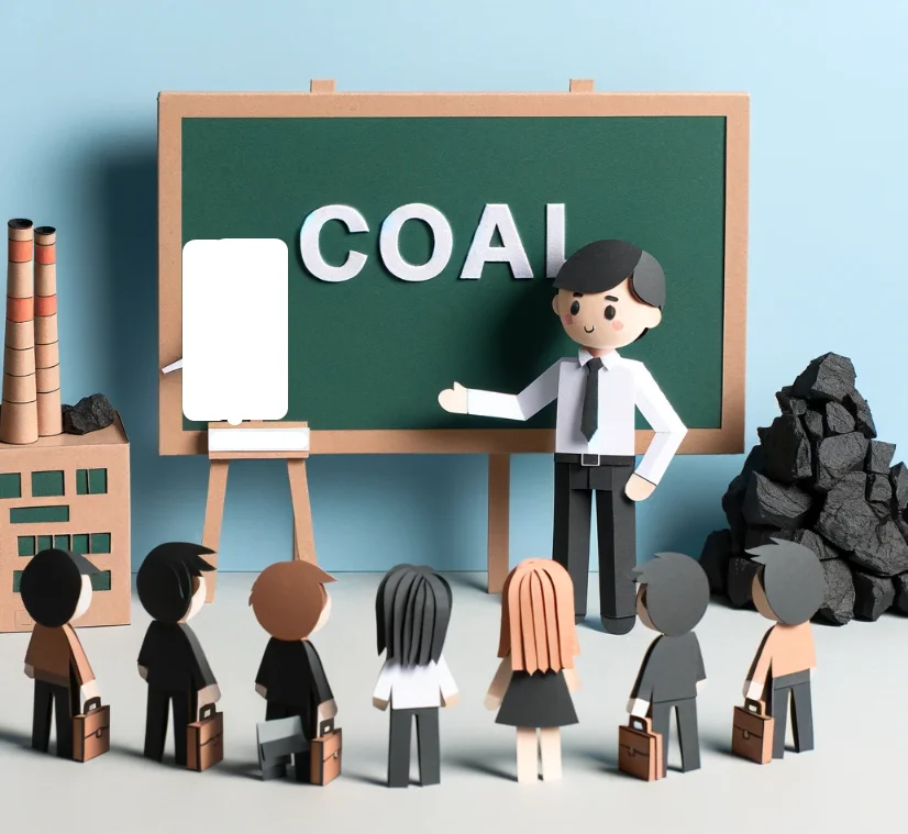 Teaching people about coal benefits