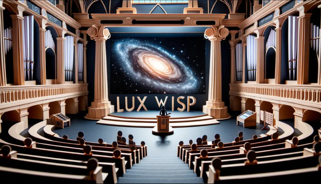 Astrophysicist Lecturing at University Hall Luxwisp Astronomy