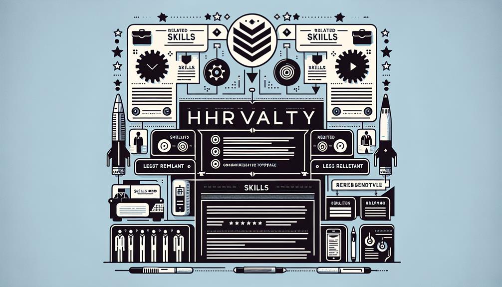 organize skills by importance