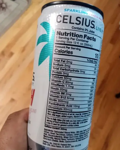 Celsius drink nutrition facts luxwisp