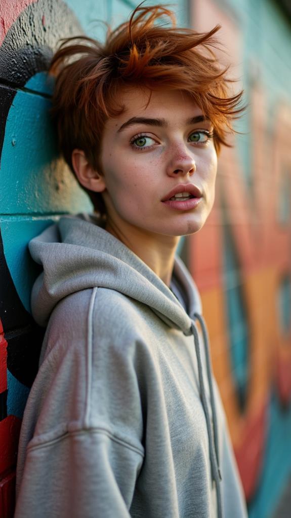 chic contemporary pixie hairstyles