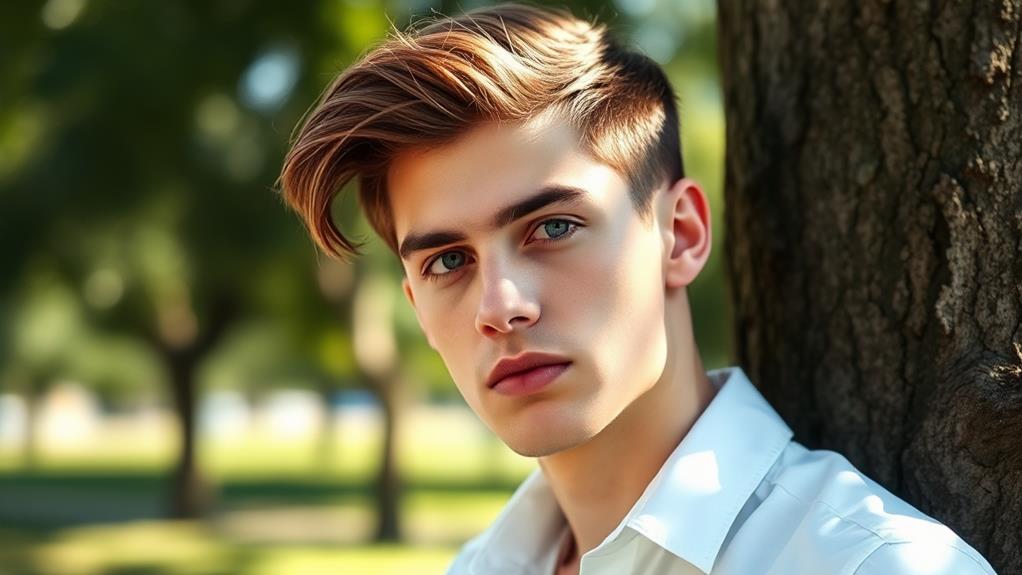 timeless side part haircuts