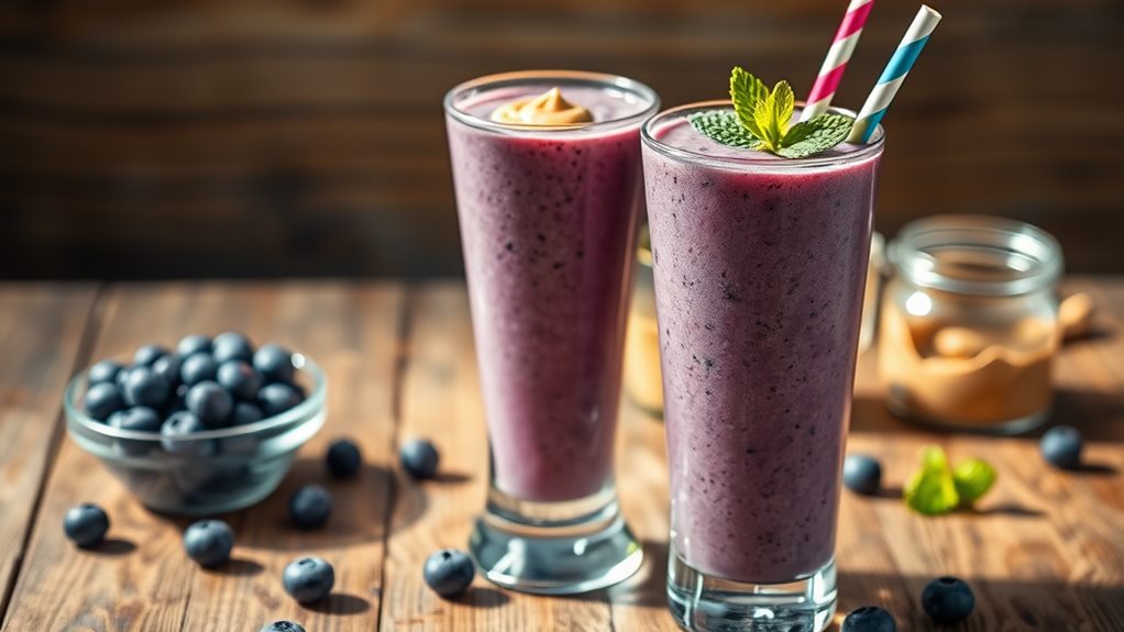 berry nut smoothie delight