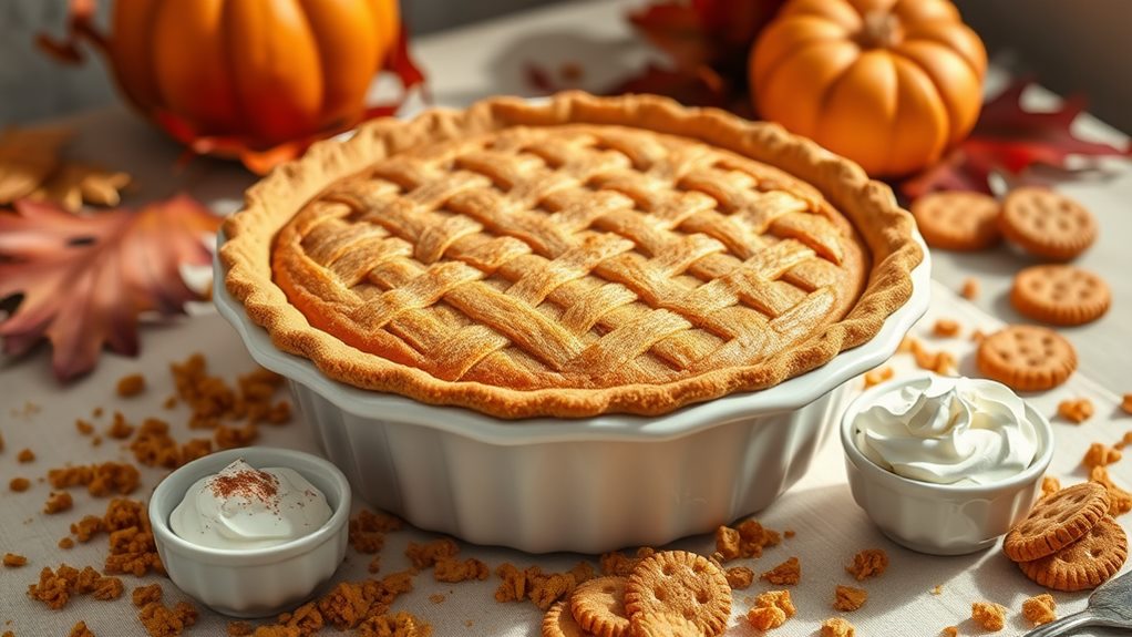 biscoff cookie pie delight