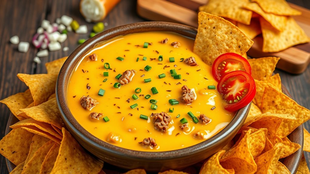 cheesy savory dip recipe