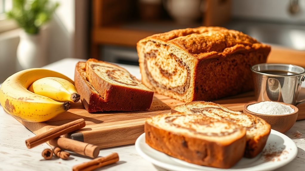 cinnamon banana bread recipe
