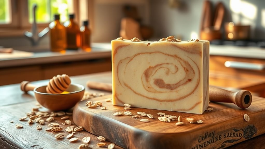 cinnamon oatmeal shea soap
