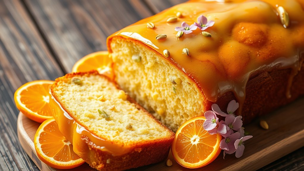 citrus flavored baked dessert