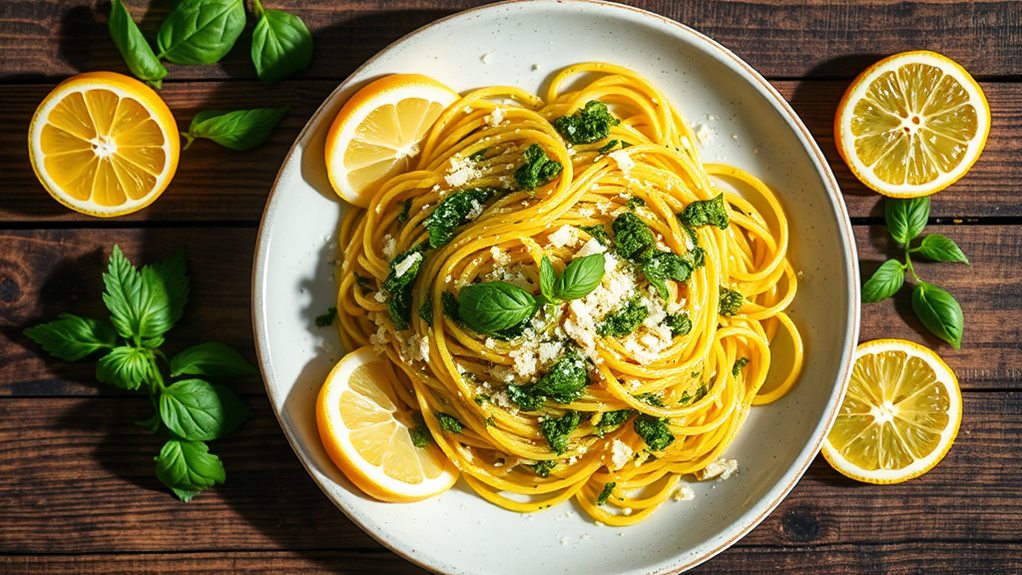 citrusy pasta alternative dish