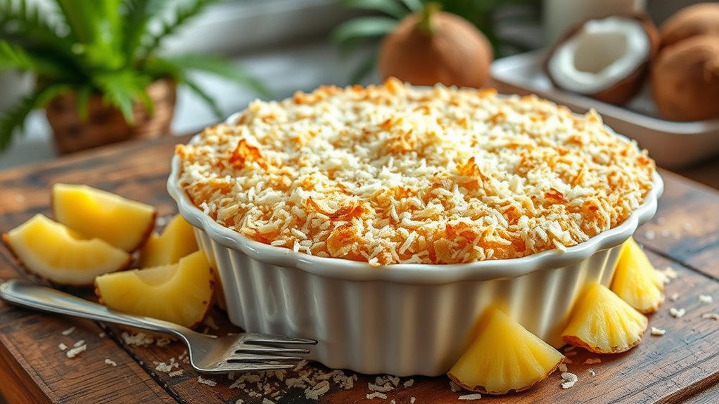 coconut infused dessert delight