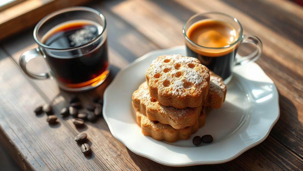 coffee infused italian cookies