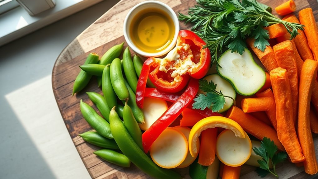 colorful garden vegetable mix