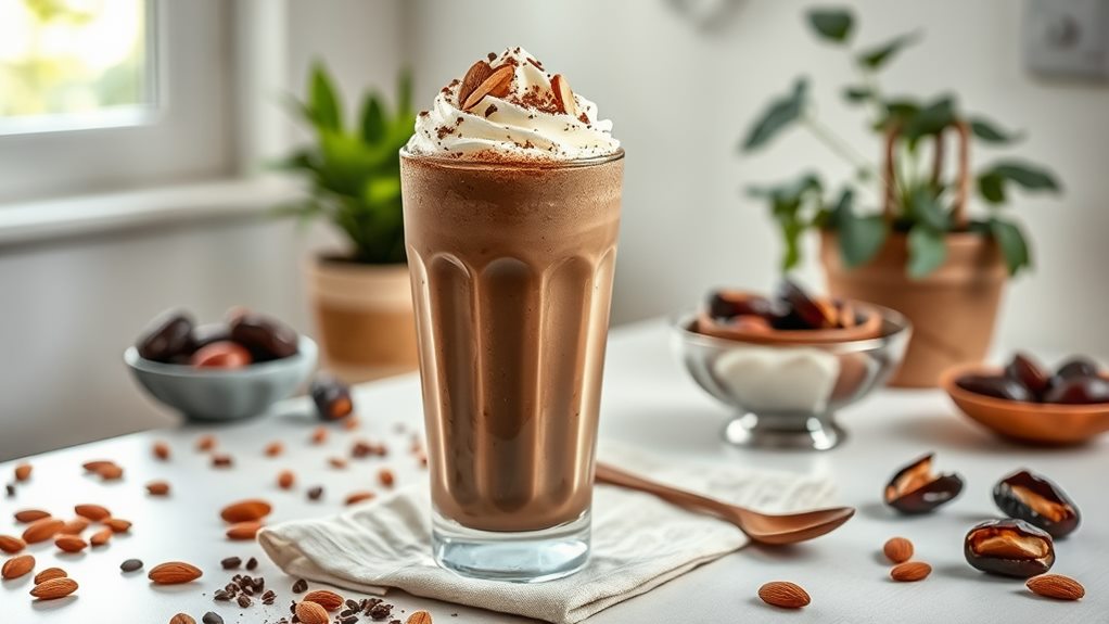 creamy chocolate almond delight