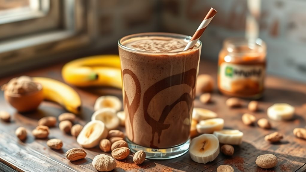 creamy chocolate banana blend