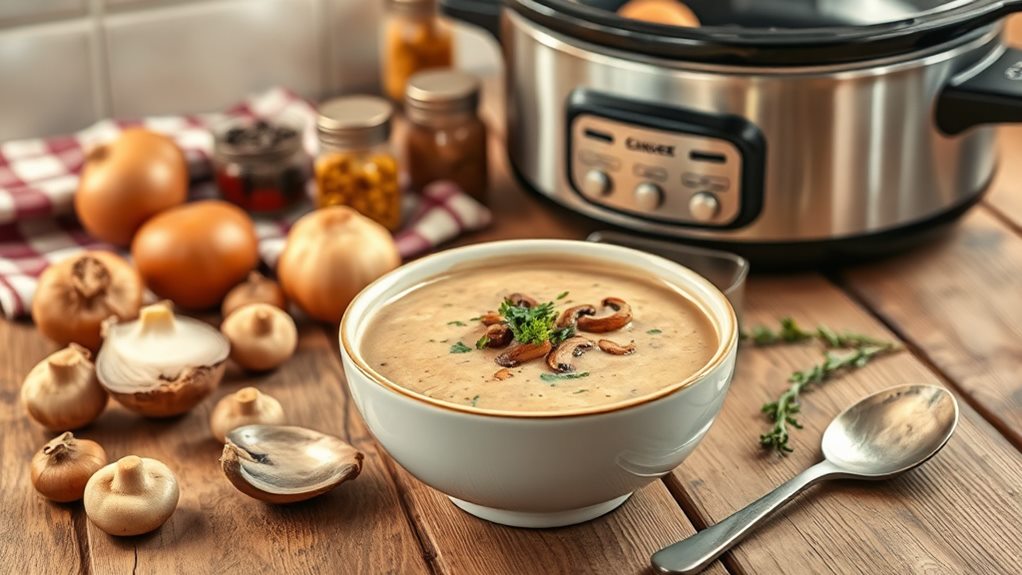 creamy mushroom soup recipe
