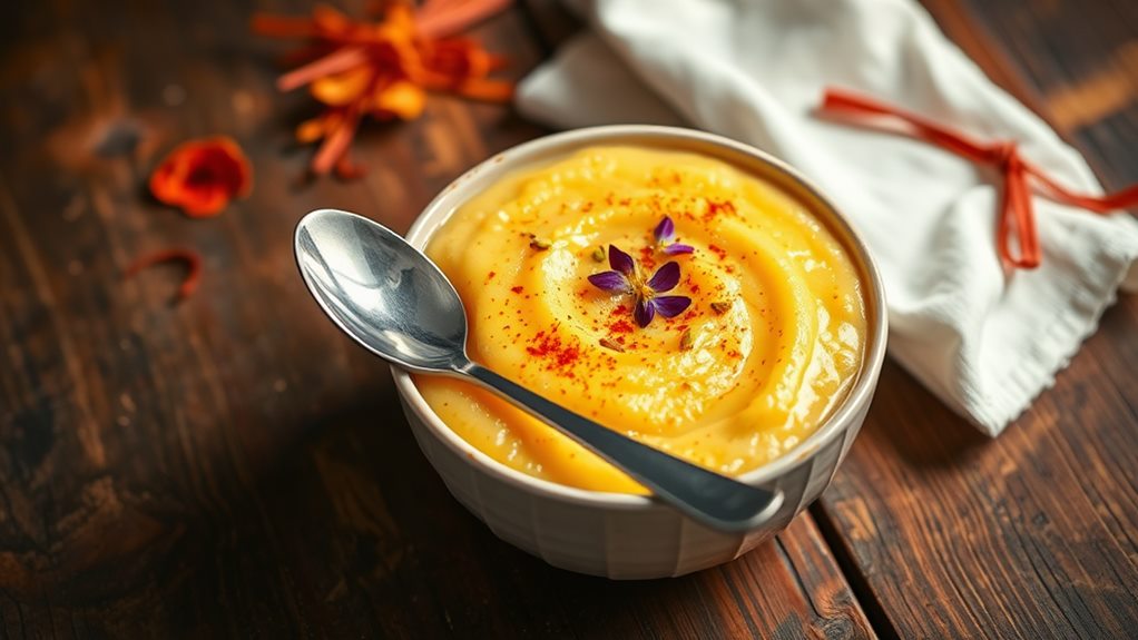 creamy saffron rice delight
