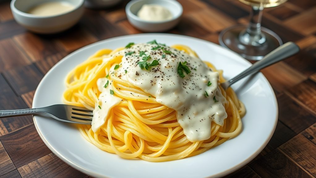 creamy spaghetti squash dish