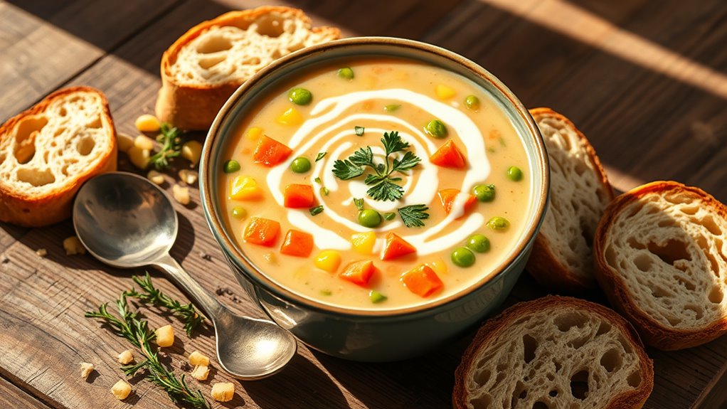 creamy vegetable soup canned