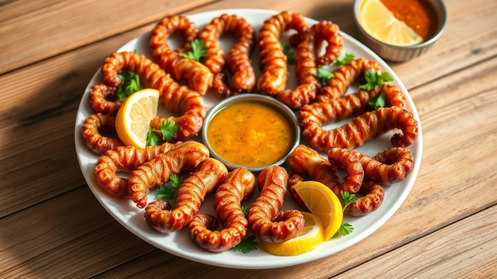 crispy baby octopus delight