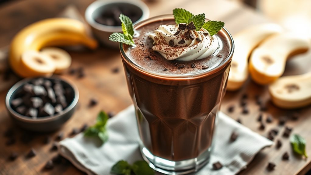 decadent chocolate banana blend