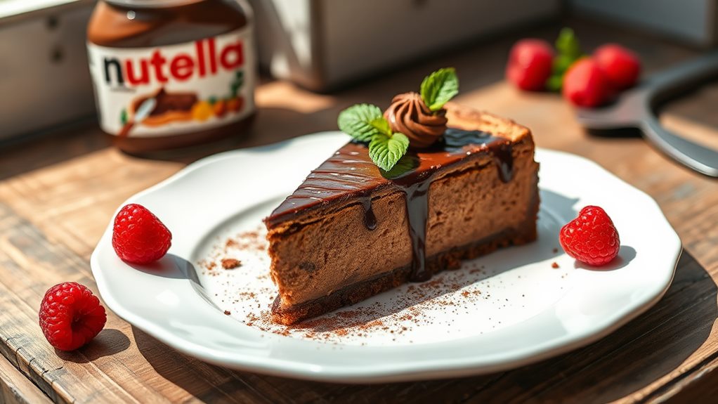 decadent chocolate hazelnut dessert