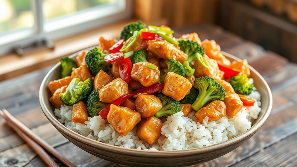 delicious chicken broccoli stir fry