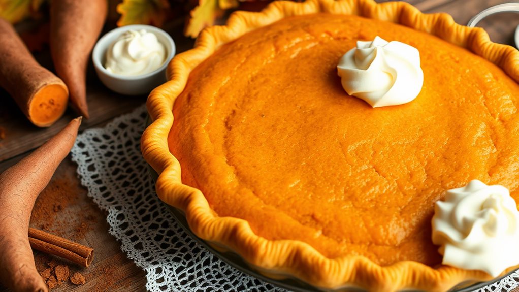 delicious creamy sweet potato