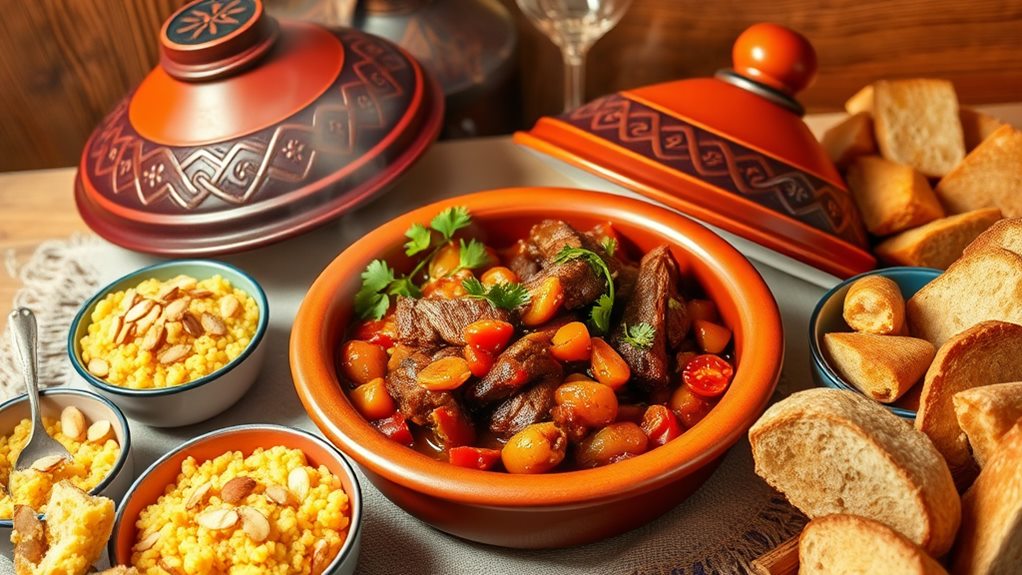 delicious moroccan tagine dishes