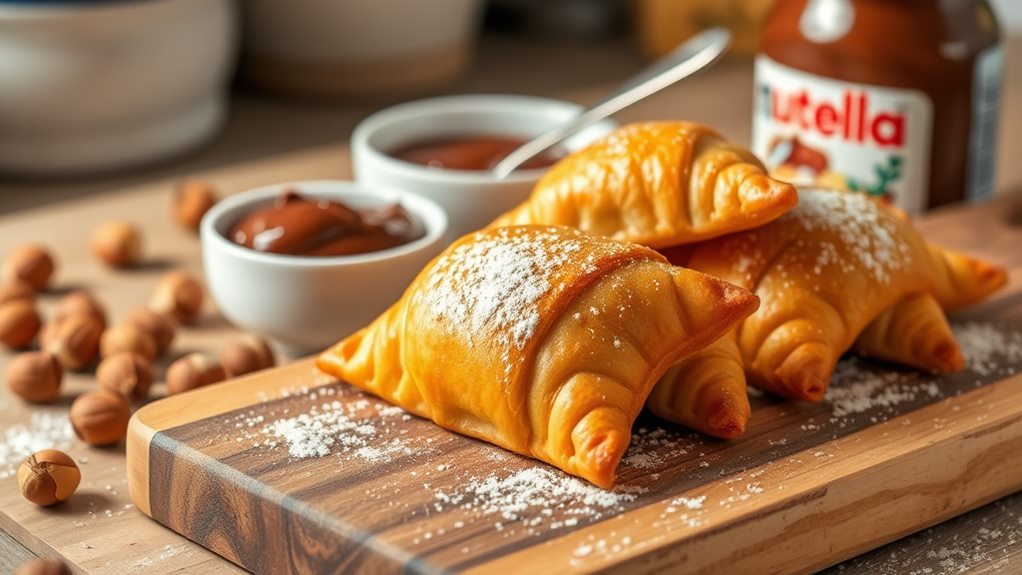delicious nutella filled pastries