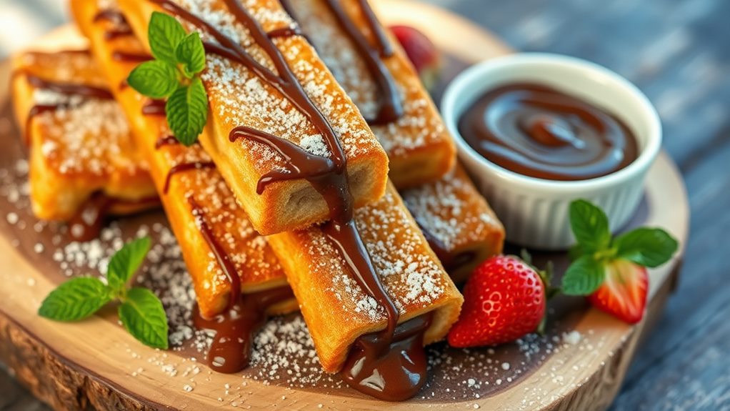 delicious nutella french toast