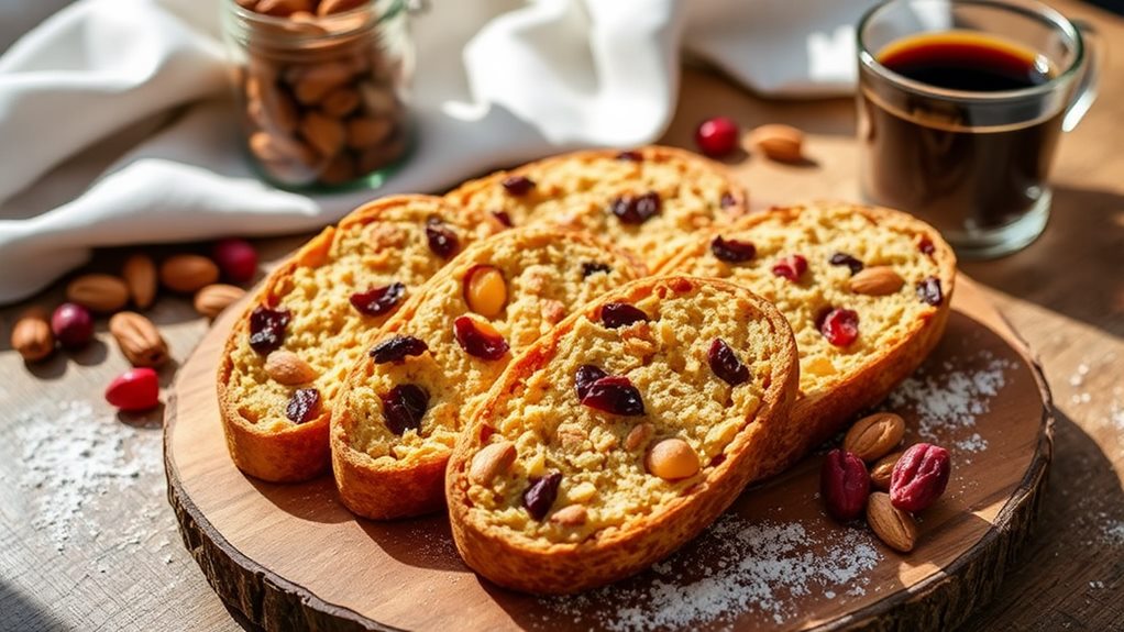 delicious nutty biscotti treats