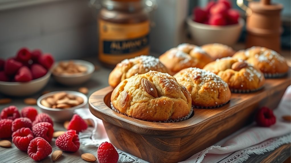 delicious raspberry almond treats