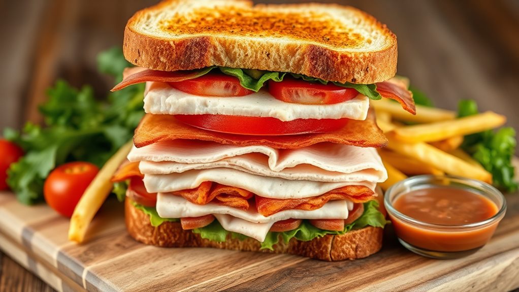 delicious turkey club delight
