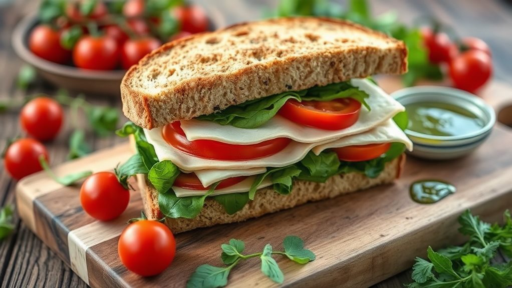 delicious turkey pesto delight