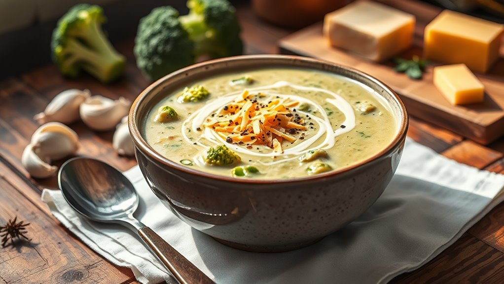 delicious velvety broccoli soup