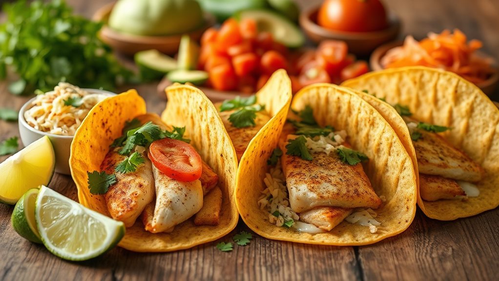 delicious walleye fish tacos