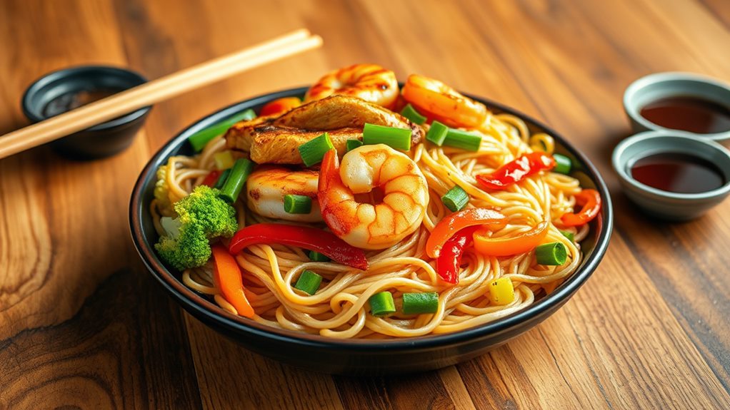 diverse hibachi noodle recipes