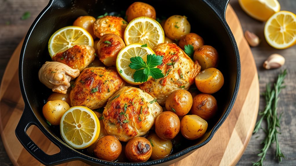 flavorful chicken potato dish
