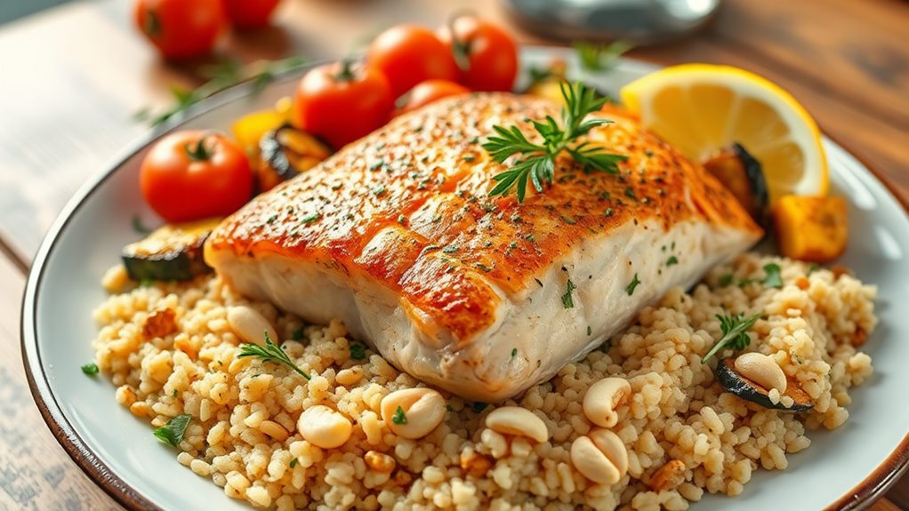 flavorful mediterranean salmon dish