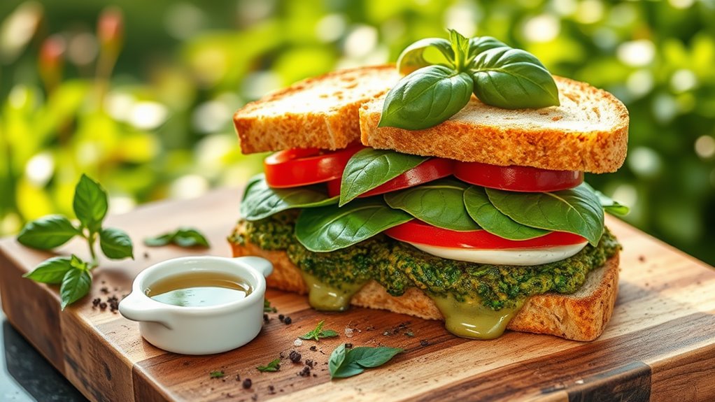 fresh basil tomato delight