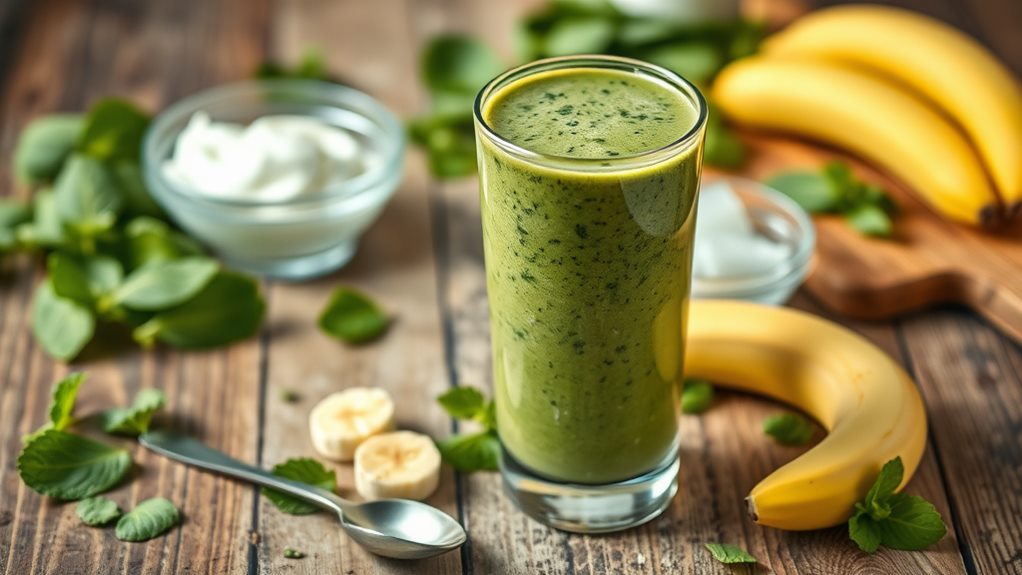 healthy green spinach delight