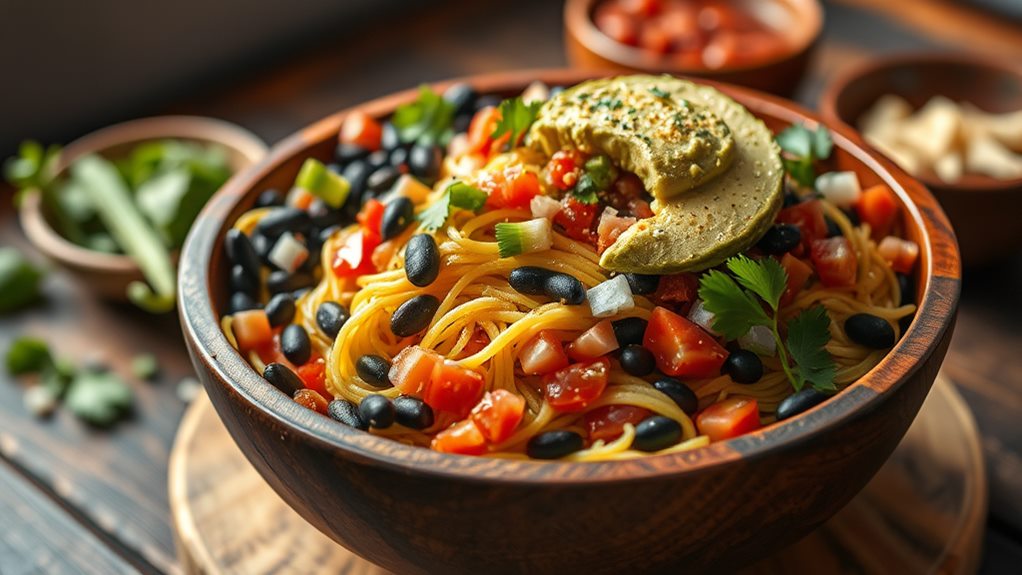 healthy pasta alternative bowl