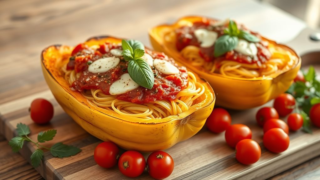 healthy spaghetti squash bowls