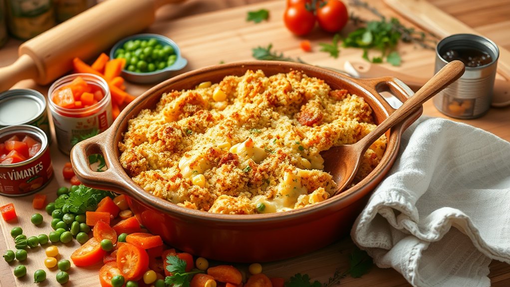 hearty vegetable casserole recipe