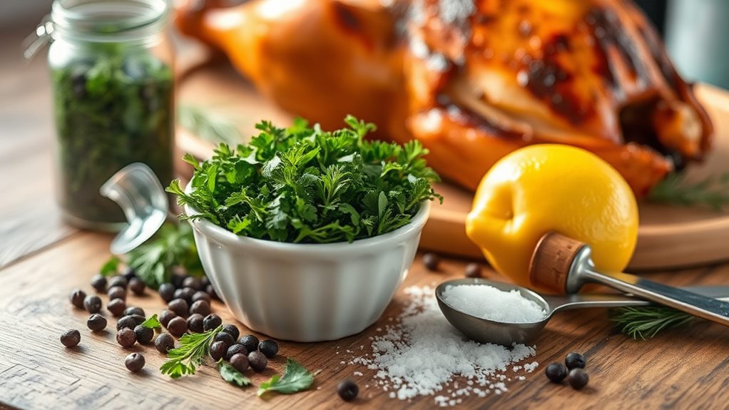 herb infused chicken flavoring