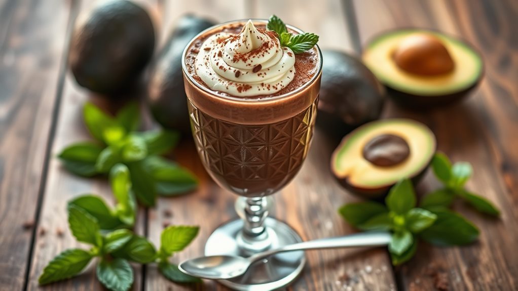 indulgent creamy avocado smoothie
