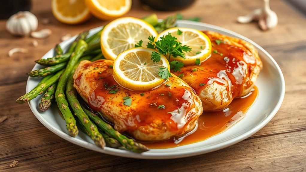 lemon garlic chicken dish