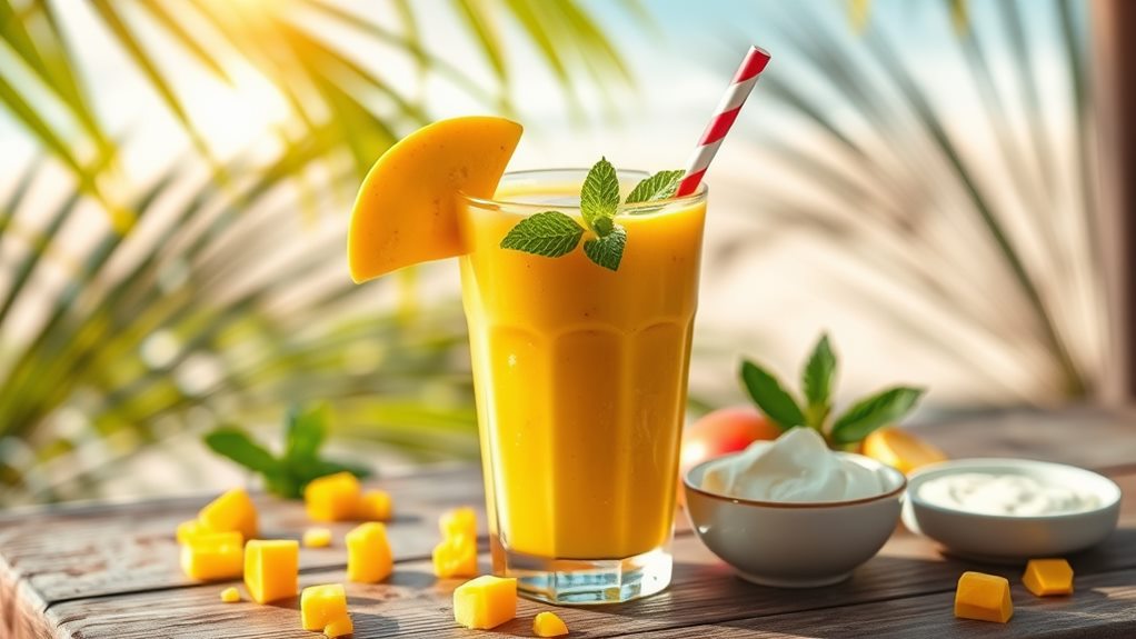 mango yogurt tropical delight